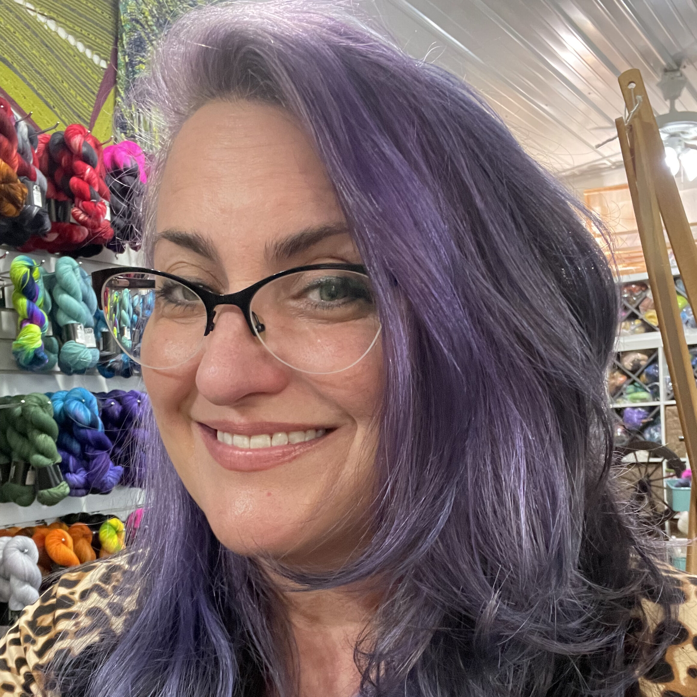 Stephanie of Deep Dyed yarns