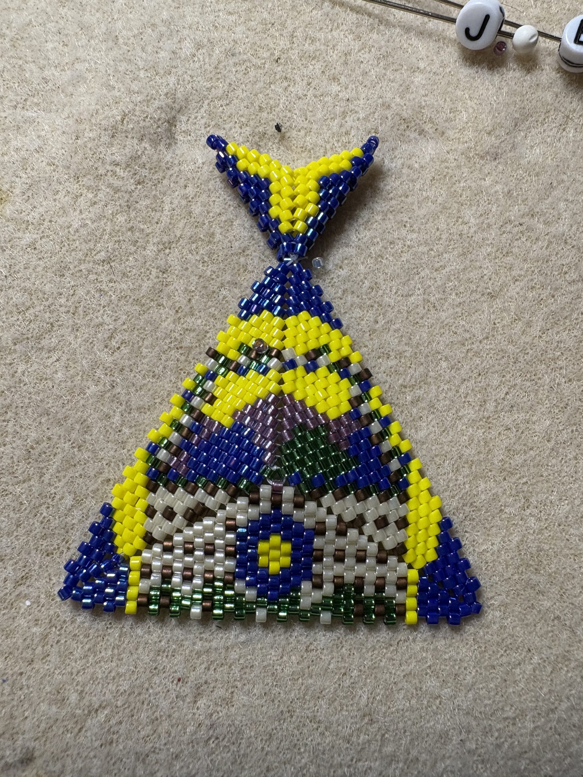 Create Your Own Beaded Basket Pendant