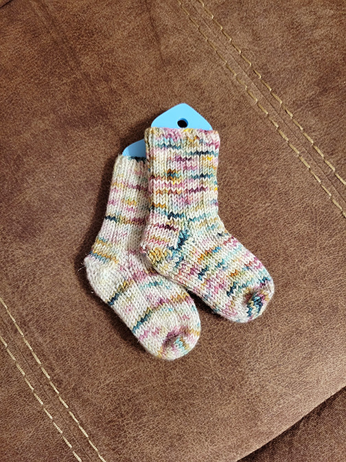 Knitting a Top Down Sock